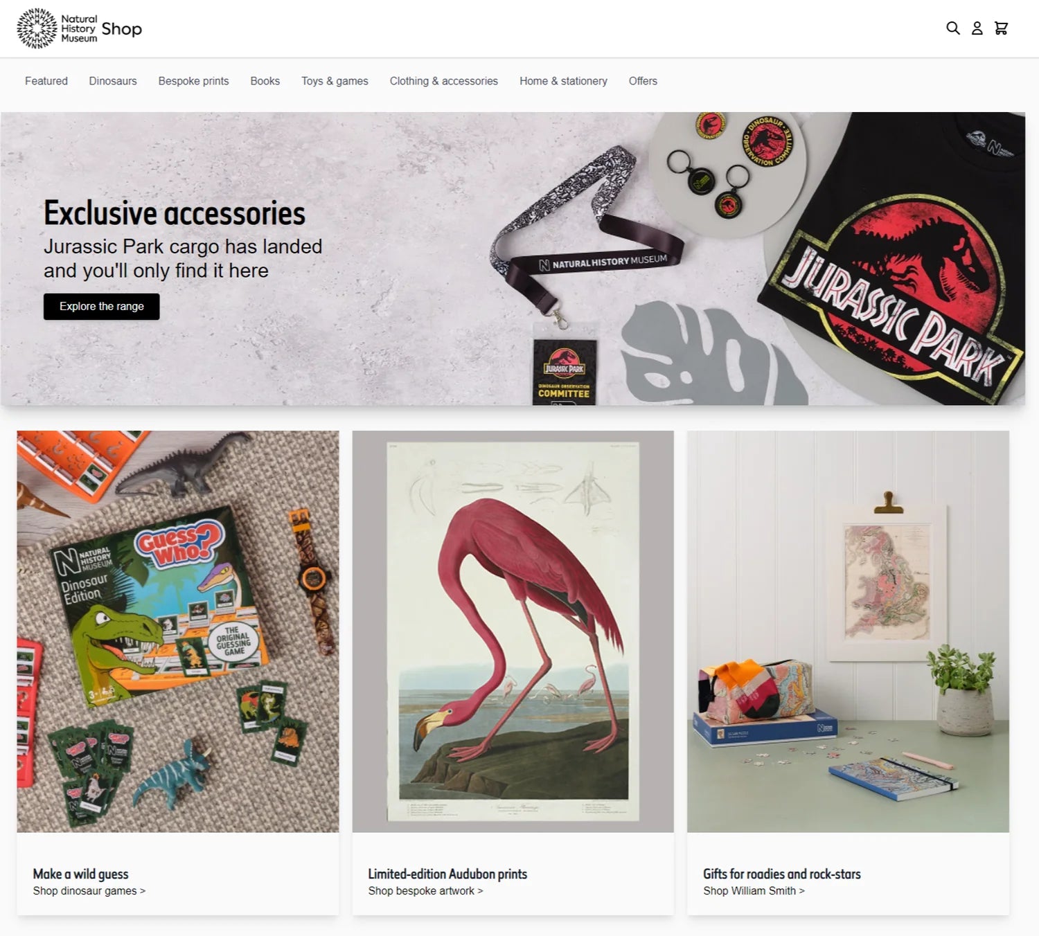 Revamping the Natural History Museum Online Shop