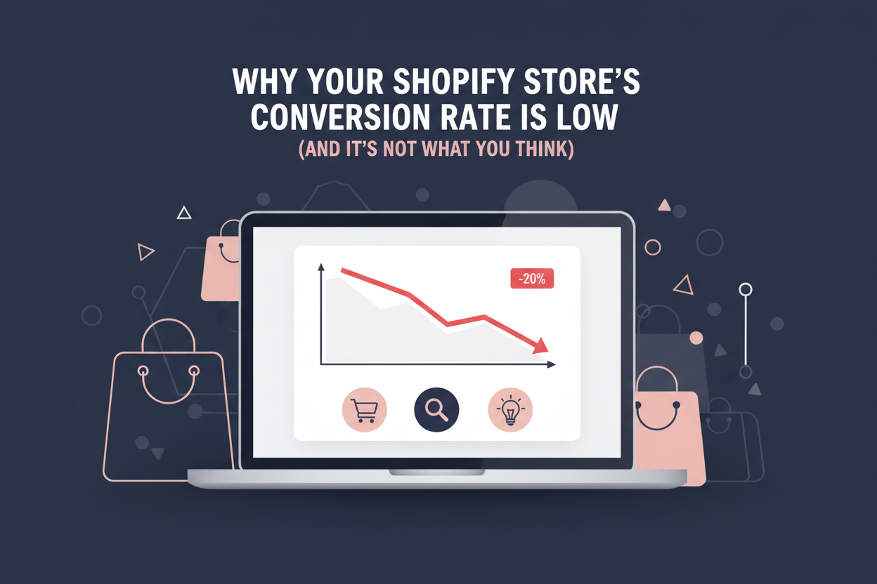 Why Your Shopify Store's Conversion Rate Is Low   (And It's Not What You Think)